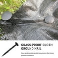 thumbnail image 5 of 50-Pack Black Plastic Garden Stakes for Artificial Grass, Sod, Fences, and Landscaping Fabric – 3 Sizes, 5 of 7