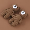 thumbnail image 4 of Baby Crochet Doll Sleeping Bear Newborn Sleep Aid Stuffed Animal Toy Photo Props, 4 of 11