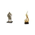 thumbnail image 1 of Figura de escritorio,Estatua de caballero,artesanía artística,coleccionable,escritorio,oficina,Escultura abstracta de fuego,Estatua de arte abstracto,adorno para decoración del, 1 of 8