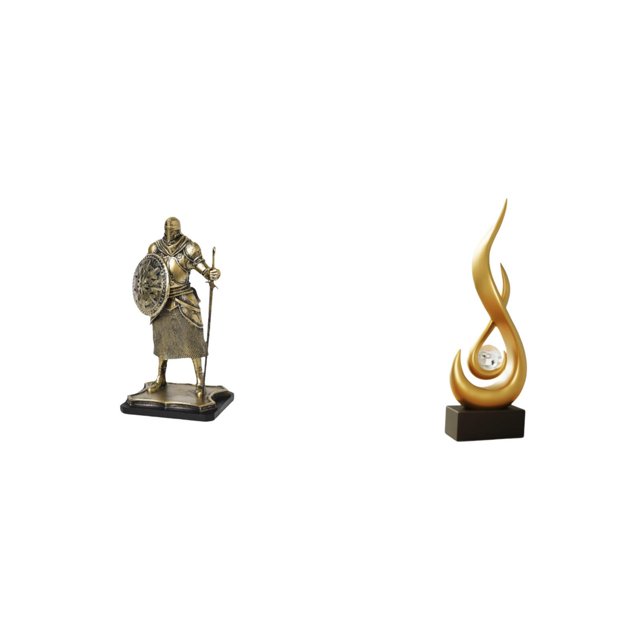 Figura de escritorio,Estatua de caballero,artesanía artística,coleccionable,escritorio,oficina,Escultura abstracta de fuego,Estatua de arte abstracto,adorno para decoración del