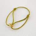 thumbnail image 1 of Pulsera de pareja de tres anillos sin costuras con cuerda roja de oro de la suerte, joyería de moda, regalo del día de San Valentín, 1 of 6