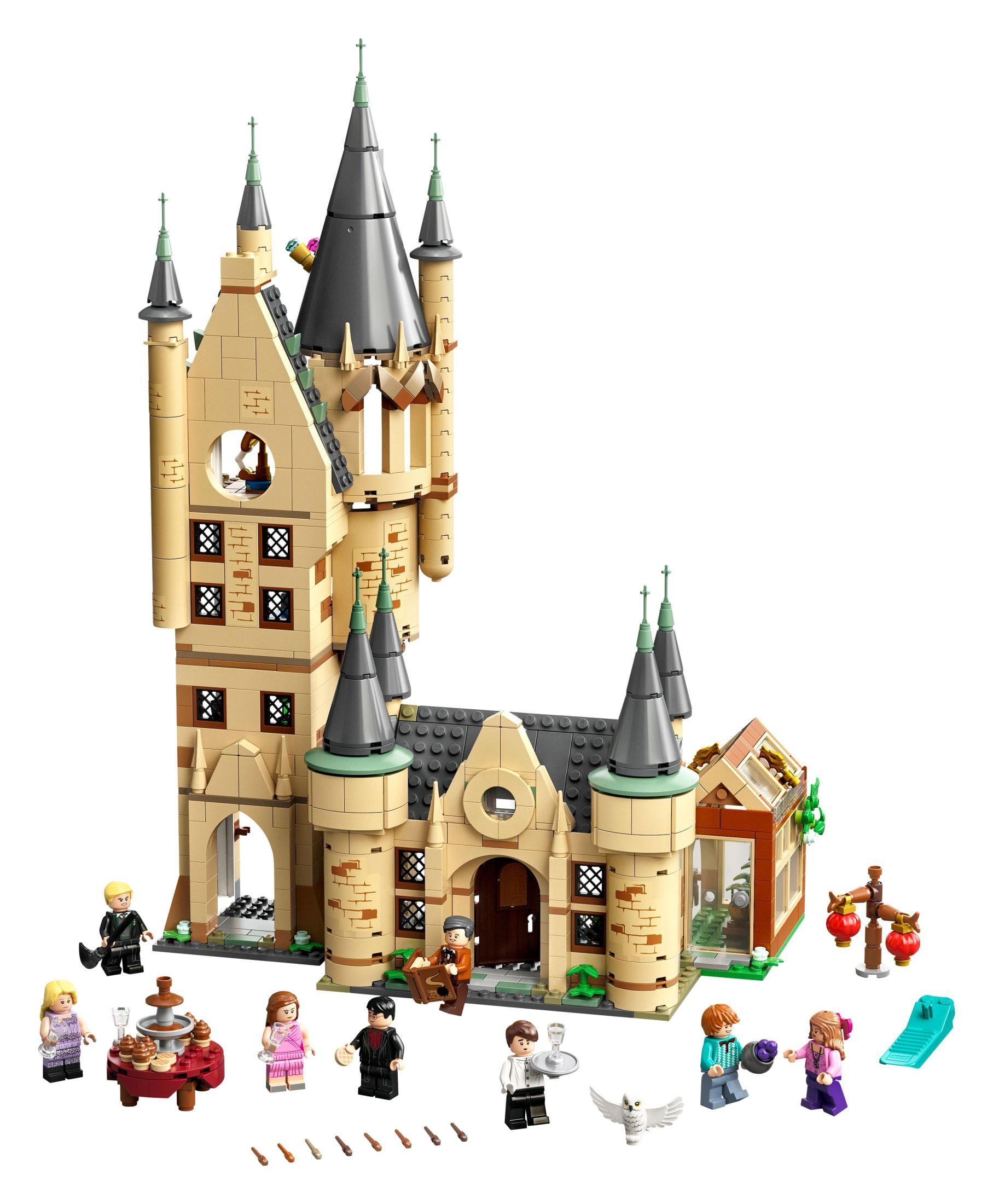 LEGO Harry Potter Hogwarts Astronomy Tower 75969, Castle Toy Playset with 8 Character Minifigures including Harry Potter and Draco Malfoy, Wizarding World, Birthday Gifts for Kids, Girls & Boys