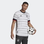 adidas 2020-21 Germany Home Authentic Jersey - White-Black S