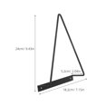 thumbnail image 2 of Phenofice Record Shelf Display Vinyl Record Wall Shelf Black Modern Minimalist Style For Workspaces 1Set, 2 of 8