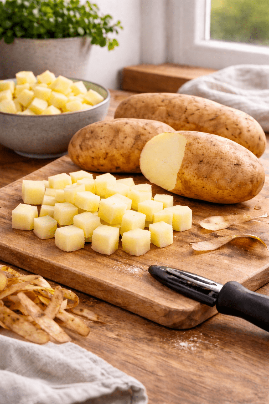 Jumbo Russet Potatoes Whole Fresh, 8 lb Bag