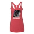 thumbnail image 2 of Wild Bobby Ford Shelby GT Rims Vintage Women Tri-Blend Racerback Tank Top, 2 of 6