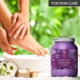 thumbnail image 4 of Sales de Ba&ntilde;o Lavanda 1300g - Sales Marinas de Ba&ntilde;o con 100% Natural Aceite Esenciale de Lavanda son Buenas para Dormir - Reducci&oacute;n de Estr&eacute;s - Ba&ntild, 4 of 9