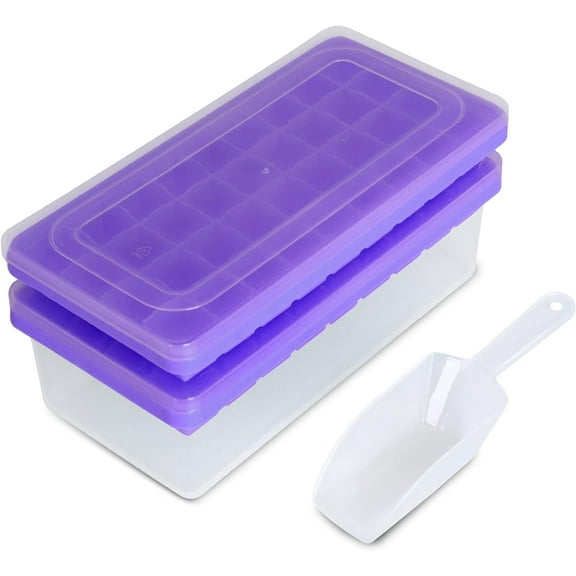 2 PCS Bottle Ice Cube Trays, Thin Ice Cube Tray, 11-Cavity Long Ice Cube Mould, Reusable Ice Stick Trays for Sports & Water Bottles Cocktail