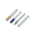 thumbnail image 2 of Carbide Chamfer Milling Cutter Tungsten Steel Cnc Cutters V-shaped Router Deburring 2&3 Flutes Chamfering End Mills , High Precision, 2 of 6