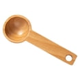 thumbnail image 2 of 2 Pack Wooden Scoops for Canisters, Small Coffee Scoop in Beech Wood Coffee Measure Scoop Set Wooden Tablespoon Ground Coffee Scoop Home Kitchen Accessories for Measuring Coffee Beans,Tea,Sugar 45ml, 2 of 9