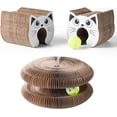 thumbnail image 5 of Twisty Paws Cat Toy, Elvessa Cat Toy, Magic Organ Kitty Scratching Board, Reversible Infinity Interactive Cats Cardboard Kitten Scratcher Pads for Indoor Cats (2pcs), 5 of 8