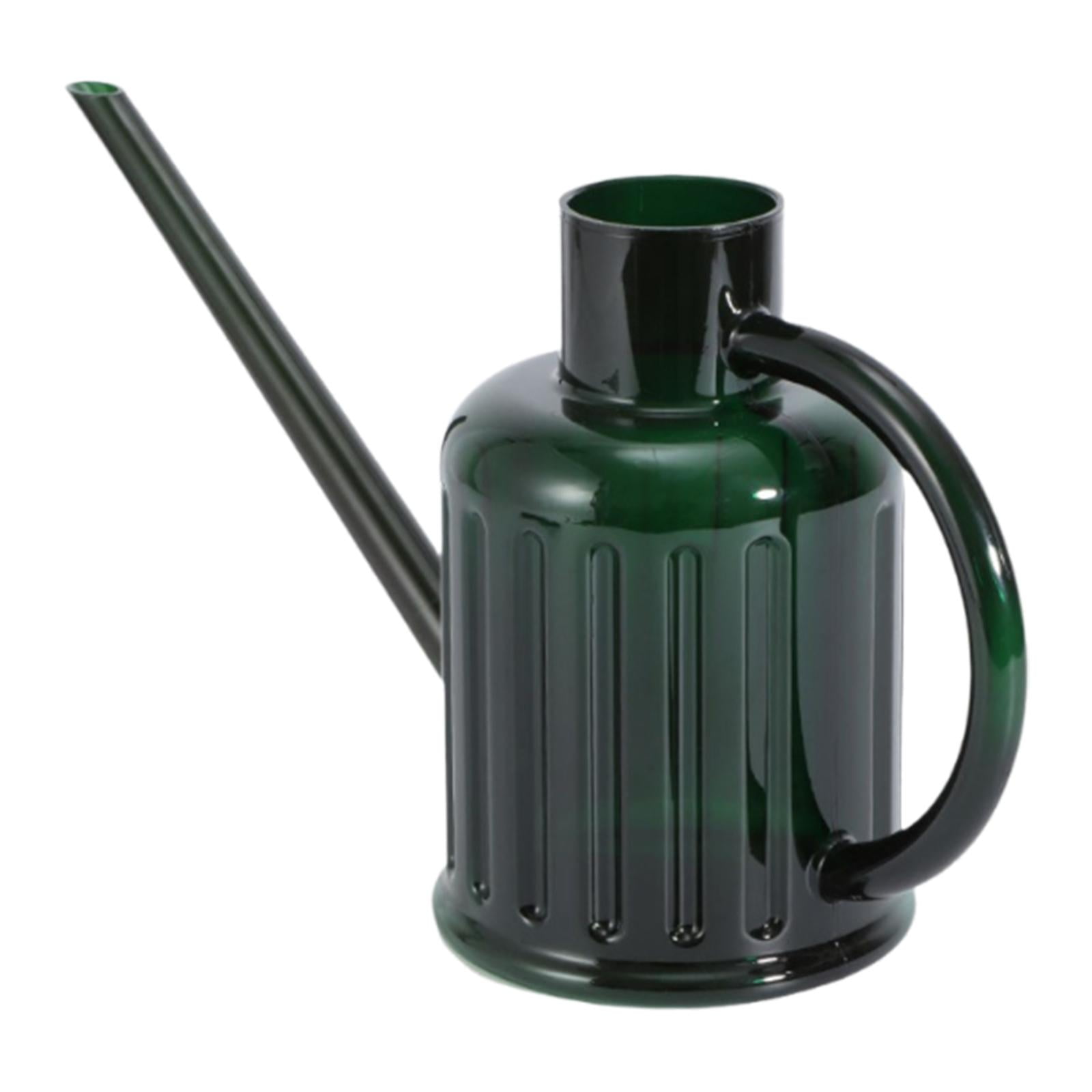 colaxi Garden Water Can Watering Can 1L Small Portable Handle Modern Gardening Tool Watering Pot for Yard Bonsai Patio Indoor Plants Green