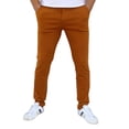 thumbnail image 1 of Pantalón skinny de gabardina stretch John Silver  Skinny de gabardina color mostaza, 1 of 3