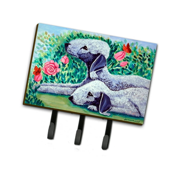 Carolines Treasures 7512TH68 Bedlington Terrier Leash or Key Holder Triple multicolor