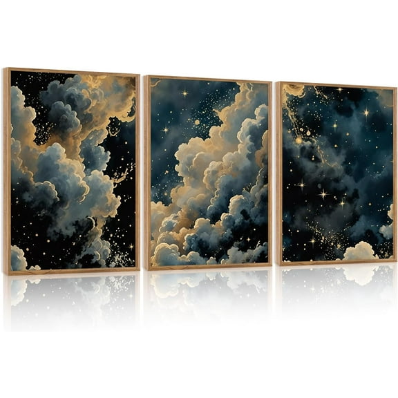 HPINUB Boho Safari Animal Canvas Wall Art Set, Jungle Theme Watercolor Nursery Wall Art Prints,Inspirational Quote Painting for Baby Room, Nursery Kids Playing Room Decor-16 x24 x3