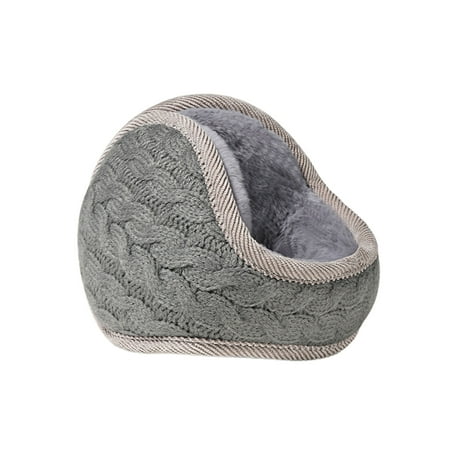 

Cuteam Ear Muff Thick Lightweight Knitted Collapsible Ear Warmer for Outdoor