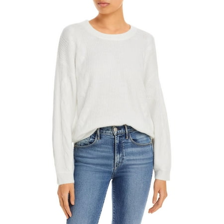 Splendid Womens Natalia Knit Crewneck Pullover Sweater