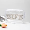 thumbnail image 6 of Uobin Clear For Bride Wedding Travel Toiletry Organizer Tote With Handle Bridesmaid Storage Pouch, 6 of 7