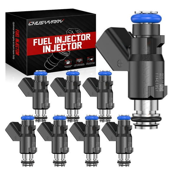 8pcs Original 12613411 Fuel Injectors Fit for Chevy Silverado 1500 4.8L V8 2010-2013