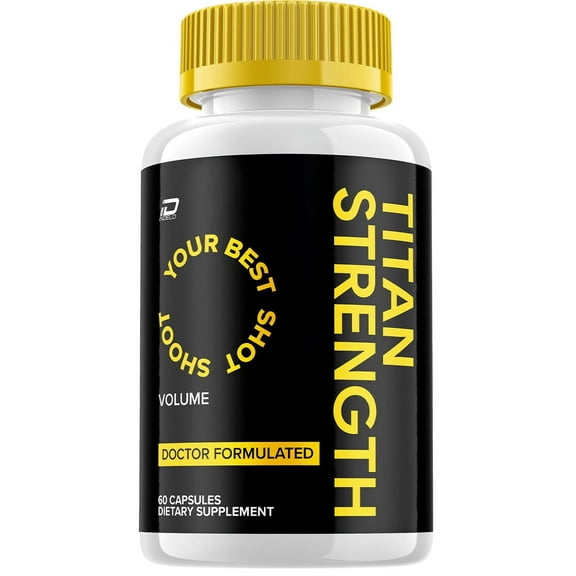Titan Strength for Men Capsules – TitanStrength Vitamin Complex Pills, 60 Capsules