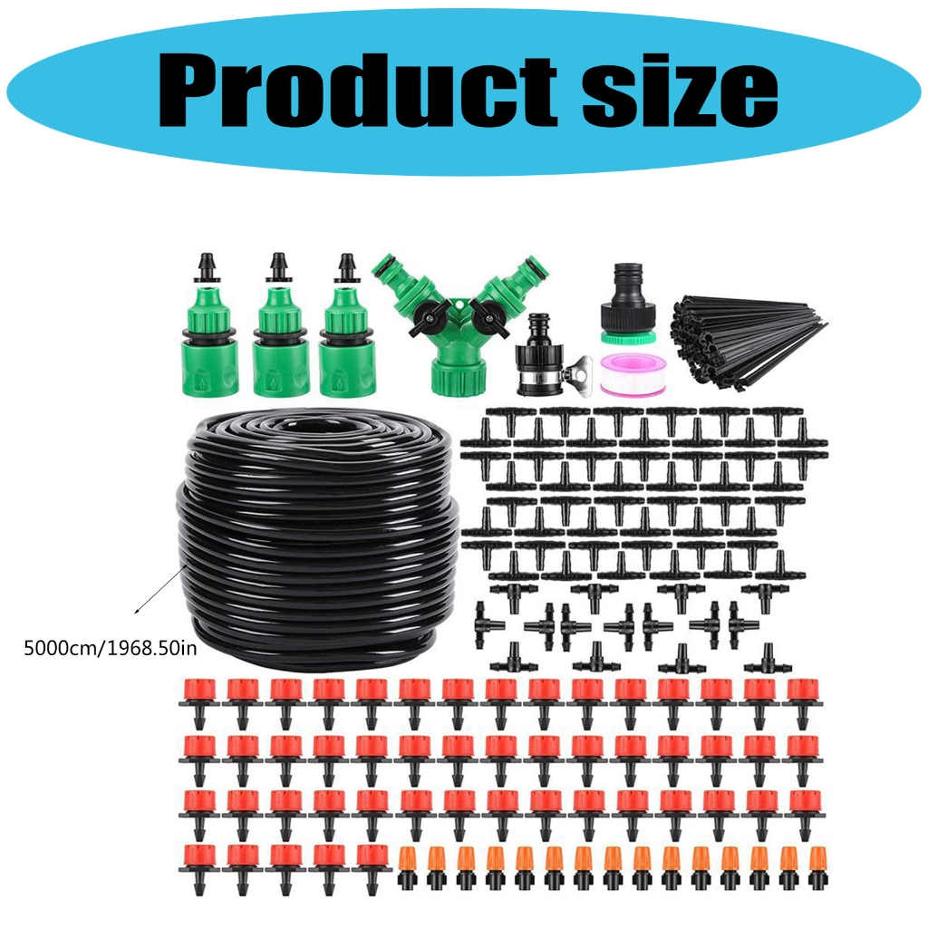 Professional 50M Automatic Garden Watering System Timer Water Drip Irrigation System Plant Watering Garden Irrigation