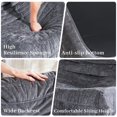 thumbnail image 2 of Congermom Bean Bag Chair, Memory Foam Bean Bag Chairs for Adults, Fireside Corner Chair Lazy Floor Corner Sofa for Living Room, Bedroom, Dorm, Office (GREY), 2 of 7