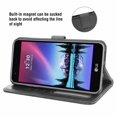 thumbnail image 3 of Mobile Phone Cover for Lg K4 2017, Cover Premium Pu Leather Tpu Flip Case Magnetic Closure Card Compartment Stand Function Wallet with Lanyard Protective Cover, 3 of 7