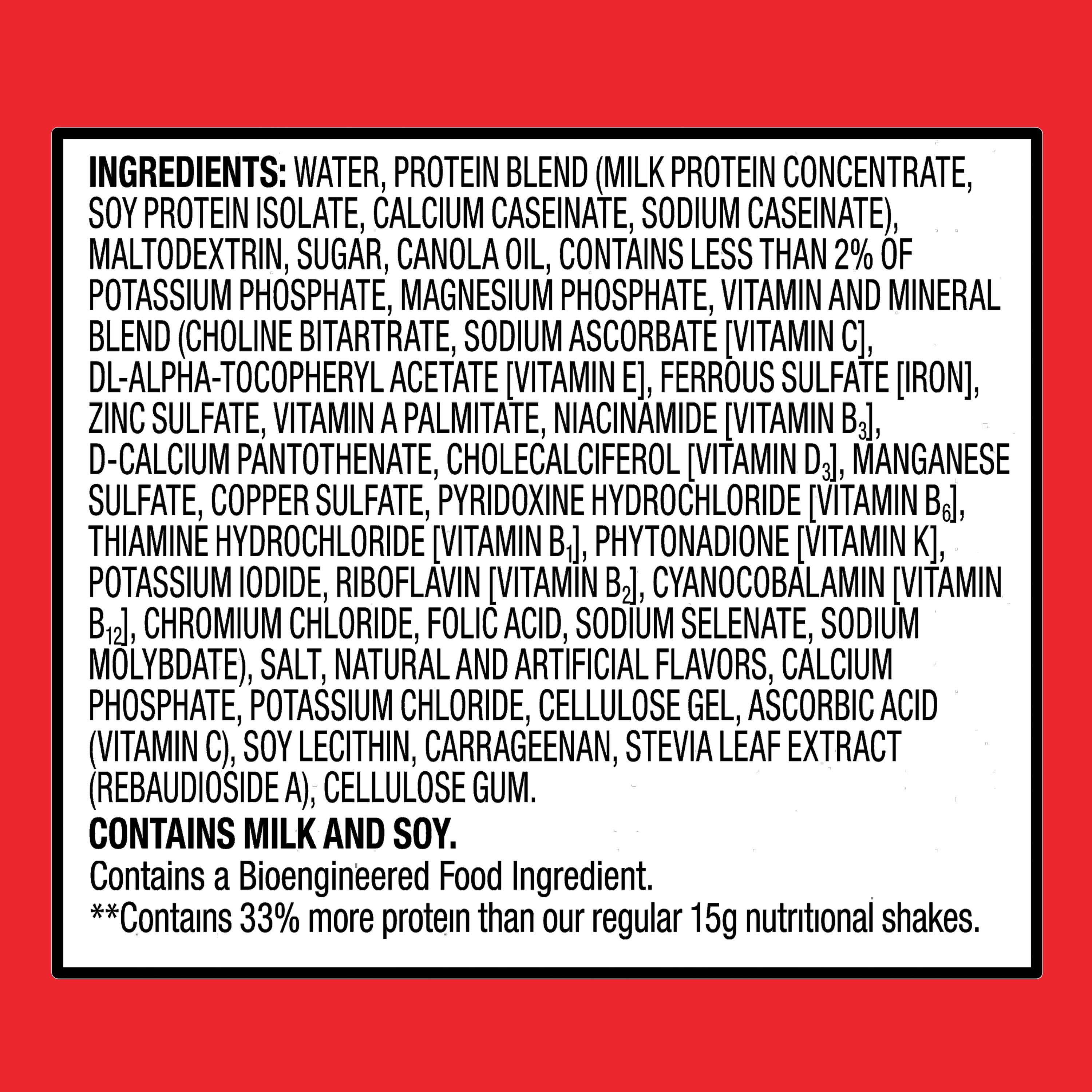 Equate High Protein Nutrition Shake, Strawberry, 8 fl oz, 6 Count