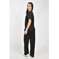 thumbnail image 3 of Conjunto casual blusa + pantalon Roman Fashion /Juvenil, 9006 (Negro) negro G, 3 of 5