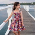 thumbnail image 2 of TAIAOJING Kids Summer Baby Strap Dresses Toddler Sleeveless Girls Clothes Beach Casual Girls Dress&Skirt, 2 of 4