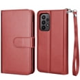 thumbnail image 2 of Galaxy A23 5G Case,for Samsung Galaxy A23 4G Wallet Phone Case,Takfox PU Leather Magnetic Detachable Card Holders Shockproof Kickstand Protective [Flip Folio Cover] for Samsung Galaxy A23 -Wine, 2 of 8