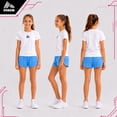 thumbnail image 2 of RBX Girls Athletic Shorts Breathable Performance Double Mesh Gym Running Dolphin Shorts, 2 of 7