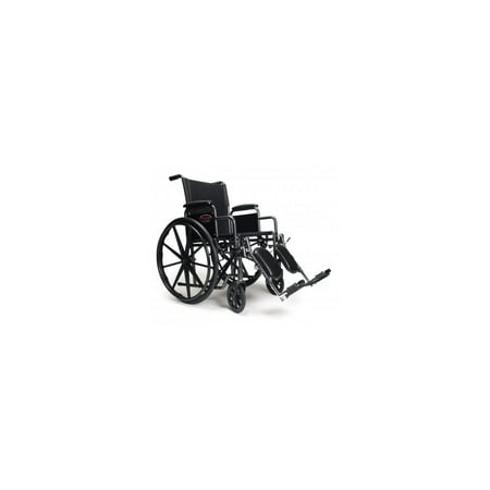Advantage Wheelchair Padded, Removable Desk Arm, Mag Black, 18 Inch, 250 lbs