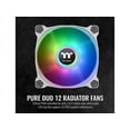 thumbnail image 2 of Thermaltake Pure Duo 12 ARGB Sync Radiator Fan White (2-Fan Pack), 2 of 5