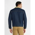 thumbnail image 3 of George Men's and Big Men's High Pile Denim Trucker Jacket, Size S-3XL, 3 of 6