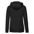 thumbnail image 2 of Fruit Of The Loom - Chaquetilla entallada con capucha para mujer (Negro), 2 of 2