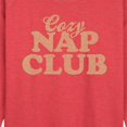 thumbnail image 2 of Instant Message - Cozy Nap Club - Women's Lightweight French Terry Pullover, 2 of 6