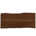 thumbnail image 5 of 96 Inch Dining Table, Brown Black, Wood, Rectangular, Kitchen Cafe Bistro Hospitality Restaurant, Modern Contemporary HB34394, 5 of 10