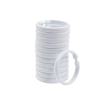 ACDANC Shower Curtain Clips,O-Ring Structure Shower Hooks for Shower Curtain,Sleek and Aesthetic Shower Curtain Rings