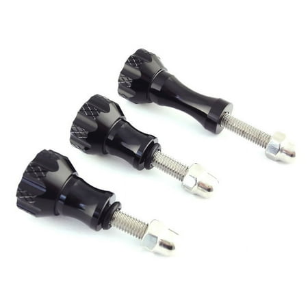 MaximalPower Replacement Thumbscrew for GoPro Session Hero 9 (2018) Hero 8/7/6/5/4/3+/3/2/1 and Other Action Cameras (3pcs Black)