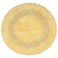thumbnail image 2 of Home Weavers Radiant Collection Bathroom Rug 100% Cotton Tufted Round Shape Bathroom Rug, Soft & Absorbent Bath Rugs, Non-Slip Bath Rug, Machine Wash Dry Bath Mats - 30" Round, Yellow, 2 of 9