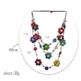 thumbnail image 3 of Collar étnico Sunnimix para mujer con cuentas de coco, 3 of 8