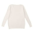 thumbnail image 5 of QASIEATN Sweaters for Graceful Women Fashion, Sweaters Sweater One Neck Solid Color Soft Pullover Sweater, Womens Fall Tops, 5 of 5