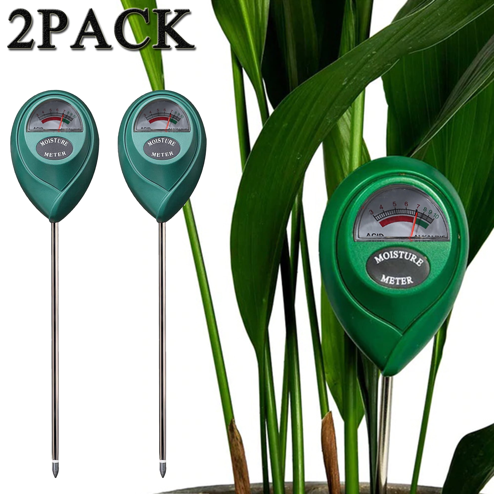 Elbourn 2PC Soil Moisture Sensor Meter Plant Soil Water Monitor