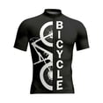 thumbnail image 3 of Yaoyar Men's Cycling Bike Jersey Short Sleeve with 3 Rear Pockets- Moisture Wicking, Breathable, Quick Dry Biking Shirt, 3 of 4