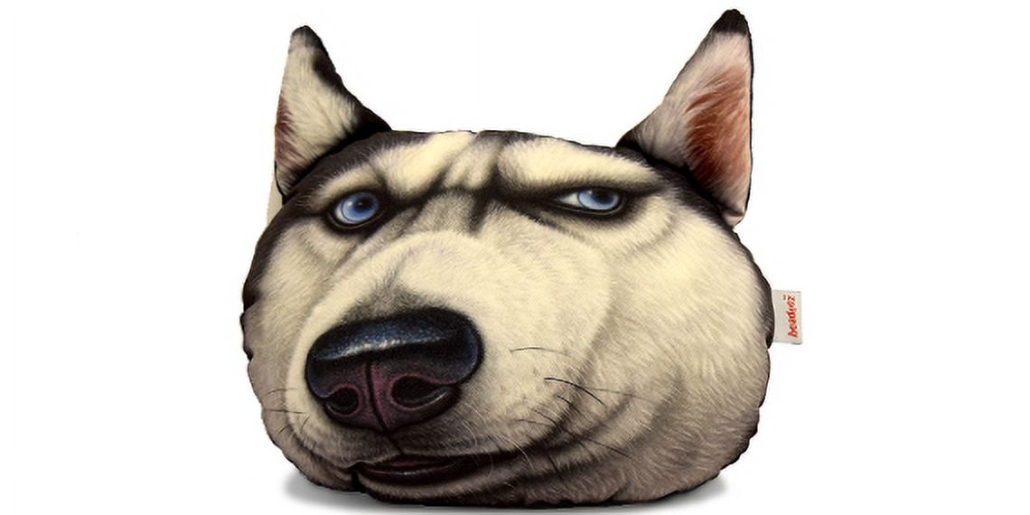 Dash Designs Headeez Headrest Pillow Husky-Dusty Twin Pack