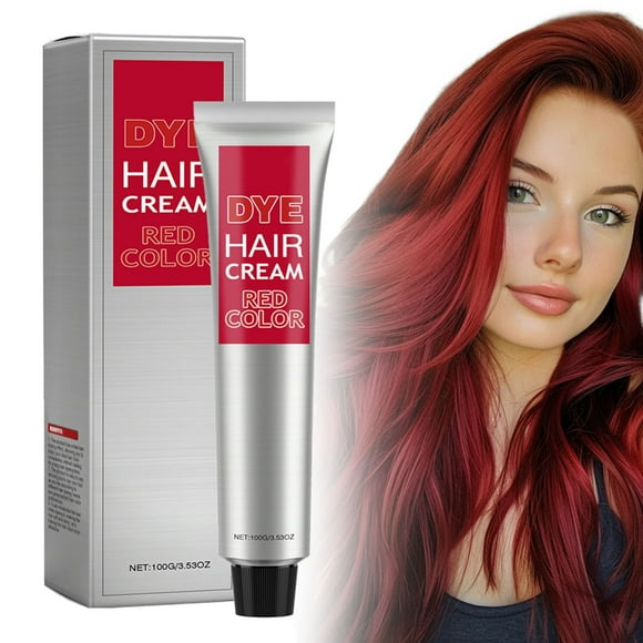 Hair Care 1 - 4 Colours (Brown Red Purple Blue ) Hair Dye Natural Hair Dye Convenience and Gentle Silver Gray Color for All Hair Types (1 Pcs), Hair Cream, Easter Makeup,Mother'S Day