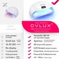 thumbnail image 3 of OVLUX UV LED Nail Lamp 180W, Professional Nail Dryer Machine, Best Gel UV LED Nail Lamp for Fingernail & Toenail Gel Based Polishes - Nail Curing Light with 57 pcs LEDs, 4 Timer Settings E22, 3 of 3