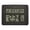 Black, variant on La Crosse Technology Atomic Digital Wall Clock with Calendar and Indoor Temperature, Brushed Aluminum, 513-1419-Int