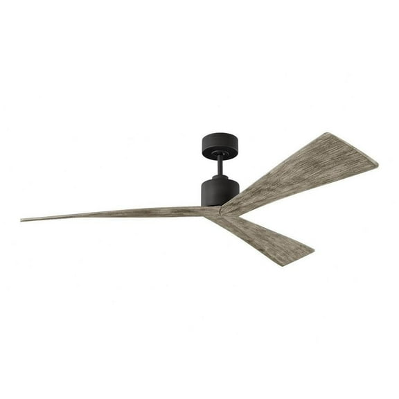 3 Blade Ceiling Fan in Modern Style 60 inches Wide By 12.5 inches High-Aged Pewter Finish Bailey Street Home 96-Bel-3087731